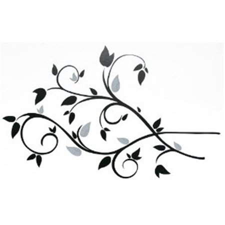 ROOMMATES RoomMates RMK1799SCS Scroll Branch Foil Leaves Peel & Stick Wall Decals RMK1799SCS